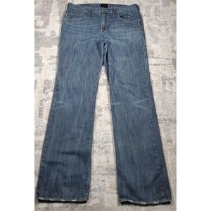 Rock & Republic Verve Blue Denim Straight Leg Pants Men's Size 36x34